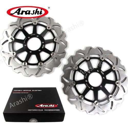 Ship from RU Arashi CNC Front Brake Disc Rotor For YAMAHA FZ GENESIS 750 FZ750 1989-1992 / TRX 850 1995-2000 / FJ1200 1988-1991