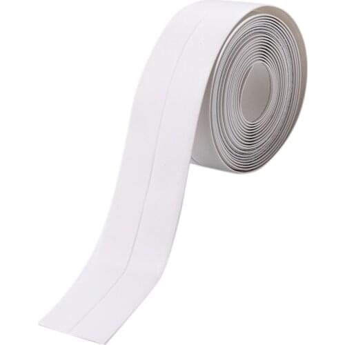 2Pcs 3.2m Silicone Seal Caulk Strip for Kitchen Door Window Self Adhesive