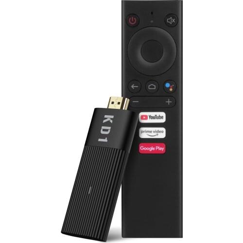 KD1 Mecool TV Stick Box Android 10 Amlogic S905Y2 10.0 2G 16G 1080P H.265 Google Certified Dongle 4K 60pfs 2.4G&5G Wifi BT