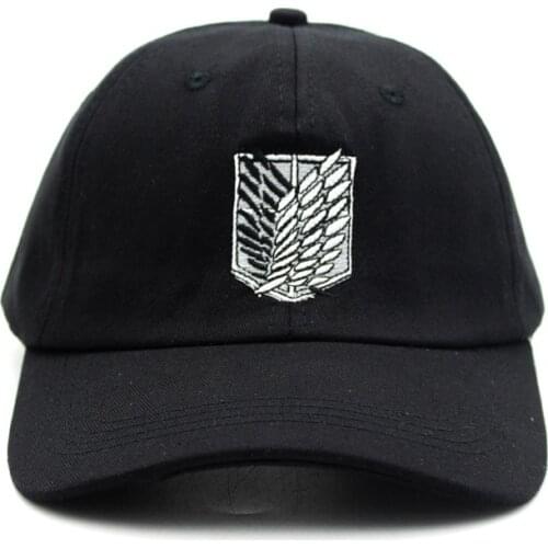 Japanese Anime Logo Embroidery Baseball Hats High Quality Cotton Dad Caps Hiphop Man Boys Adjustable Snapback Caps Woman Sunhat