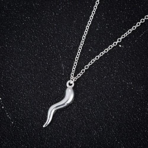 Yiustar New Fashion Pepper Pendant Necklace High Quality for Women Men Punk Style Bestfriend Gift