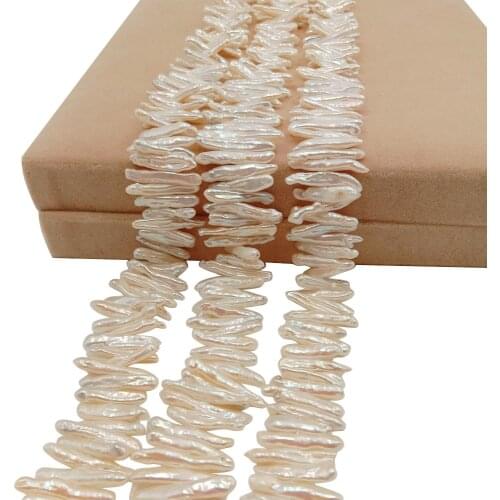 Pearl beads, BIWA freshwater pearl beads,100% nature freshwater pearl with toothpick shape-mini pearl 3-6mm,length 15-25 mm