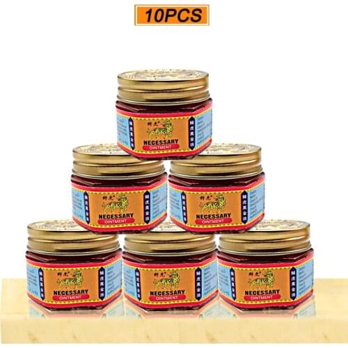 Super Promotion10pcs 100% Natural Original White Tiger Balm Thailand Painkiller Ointment Muscle Pain Relief massage Ointment