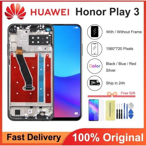100% Test 6.39'' Original LCD For huawei Honor Play 3 display Touch Screen Digitizer Assembly With Frame for Enjoy 10 LCD Screen