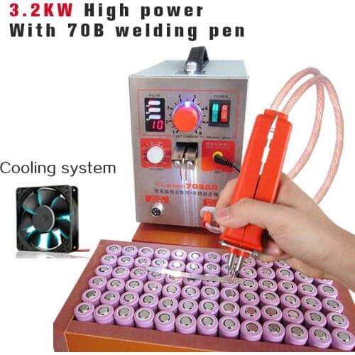 3.2kw high power Pulse Spot Welder S709AD small handheld lithium battery spot welding machine 18650 with 70B welding pen