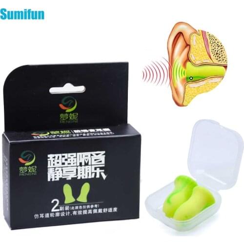 4Pcs Upgraded Version Soft Foam EarPlug For Sleep Noise Reduction For Anti-Interferen Noise Insulation Prevention Earplugs C1521