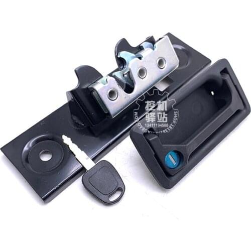 Excavator accessories Daewoo Dousan 55 60 75 80-7-9c rear cover lock machine cover lock trunk lock engine hood lock