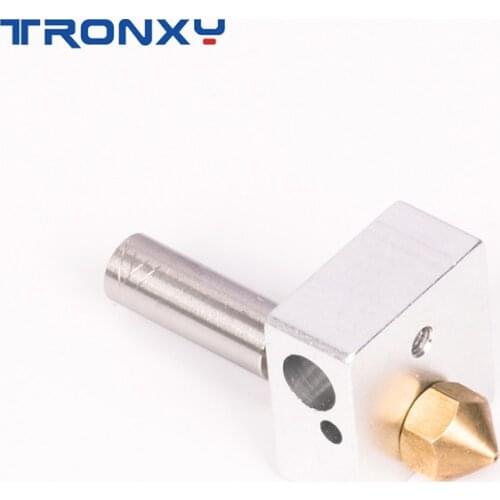 Tronxy 3D printer Aluminium Heated Block M6 Throat 0.4mm Nozzle Hot End for 1.75mm Filament 3D Printers Parts and Accessories