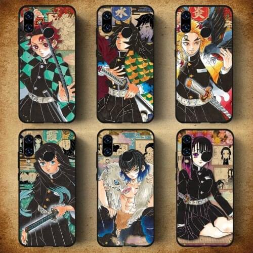 Demon Slayer Blade Comic Postcard Phone Case For huawei honor 10i 10 lite 8x 9x 20 30 v30 pro mate 20 30 40 lite pro coque
