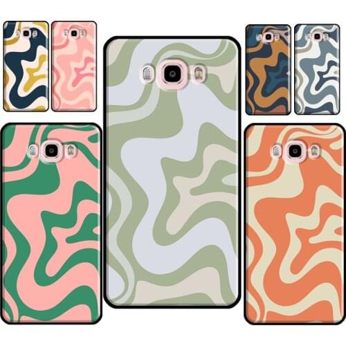 Liquid Swirl Abstract Beige Sage Green For Samsung J5 J3 J7 2017 A3 A5 J1 2016 A9 A6 A8 J4 J6 Plus J8 2018 J2 Prime Phone Cover