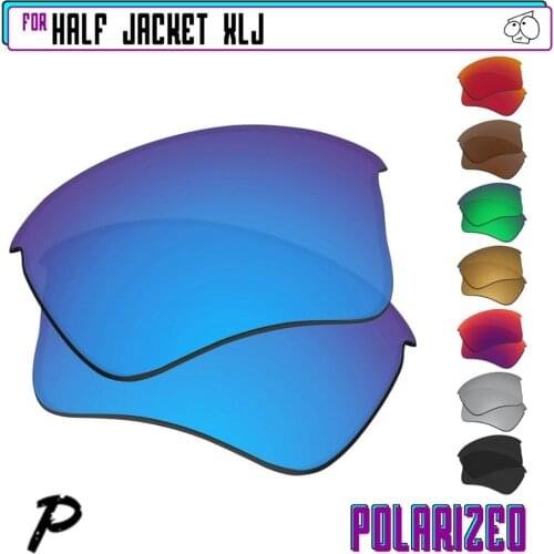 EZReplace Polarized Replacement Lenses for - Oakley Half Jacket XLJ Sunglasses - Multiple Options