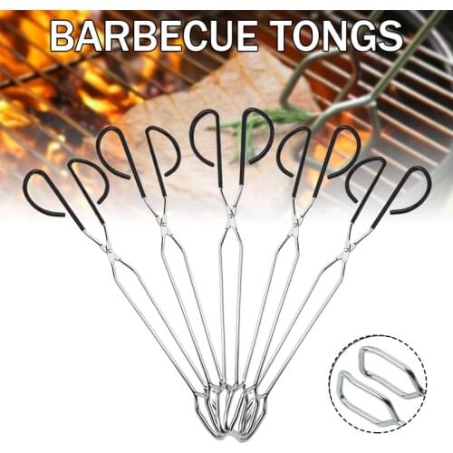 BBQ Tools Barbecue Scissor Tongs Grilled Food Tong Long Handle Scissor BBQ Bread Roast Clip Kitchen Baking Tongs BBQ Accessories