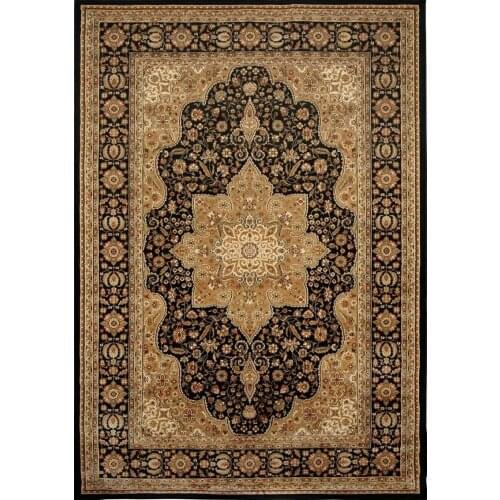 New Living Room Bedroom Carpet Crawling Mat Modern Retro Persian Black Sofa Cushion Safe Non-slip Home Decoration Products
