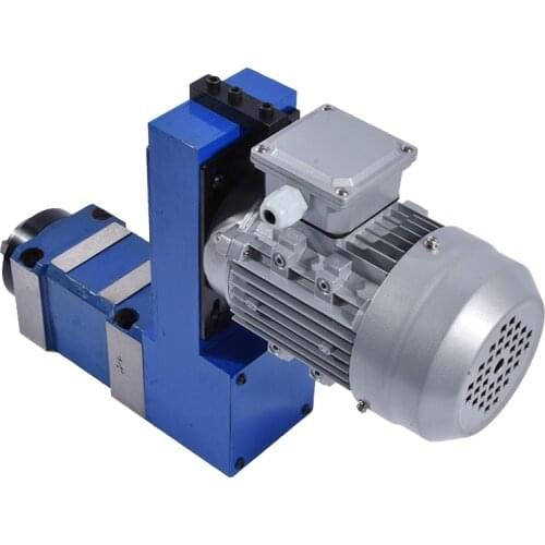 New Boring and milling spindle head combination 02 high speed with 0.75 motor wire cutting bracket 380V 750W MT3 / BT30 / ER25