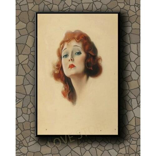 P047 Vintage Beautiful Pin-up Girl Classic Picture 163 Silk Fabric Poster Art Decor Indoor Painting Gift