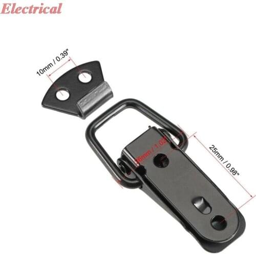 Spring Loaded Toggle Latches Catch Hasp Lock 68mm Length Chrome-plated Iron