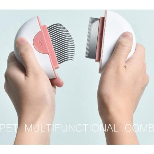 Pet Cat Dog Massage Comb Pet Hair Shedding Comb Cat Brush Cleaning Brush Pet Grooming Dog Supplies Removal Comb For Dogs Cats