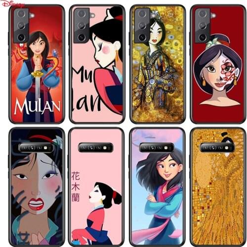 Silicone Cover Disney Mulan Princess For Samsung Galaxy S21 S20 FE Ultra S10 S10E Lite S9 S8 S7 Edge Plus Phone Case