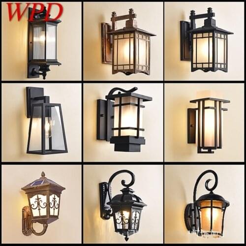 WPD Outdoor Wall Sconces Lamps Fixture Modern Waterproof Patio LED Light For Home Porch