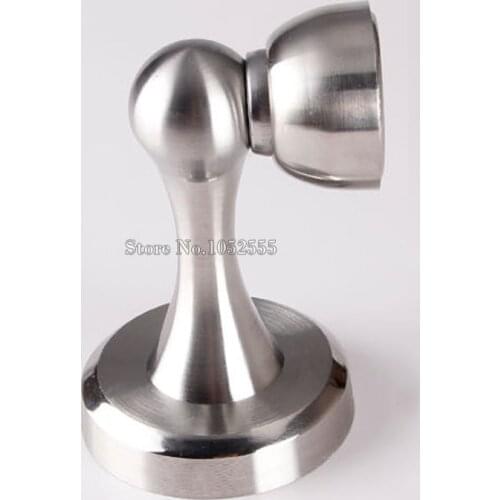 High Quality 2PCS 304 Stainless Steel Casting Powerful Magnetic Door Stops Door Holder Catch Stopper for Home Office & Hotel