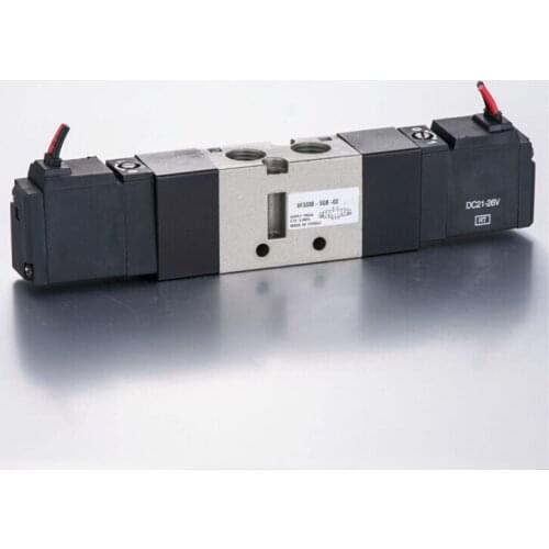 1/4 " VF 3 position 5 way pilot-operated type Close centre lead wire 300mm loking type B pneumatic solenoid valve coil 24V