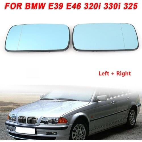 1 Pair Rear view Mirror Anti-glare Exterior For BMW E39 E46 320i 330i 325 Replacement