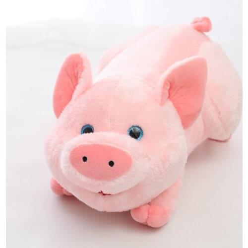 1pcs Cute piggy pillow plush toy piggy soft doll sleeping pillow birthday present