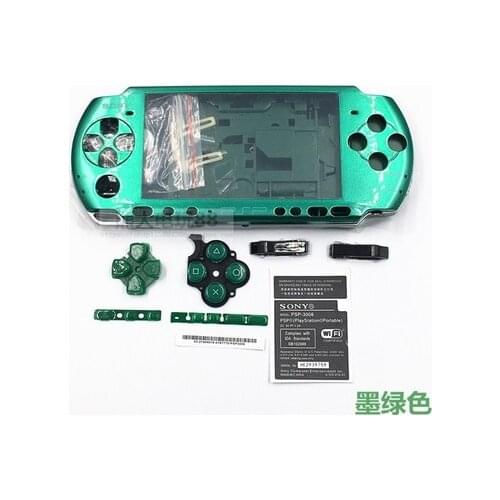 10 Colors New Full Set Housing Shell Case For PSP 3000 For PSP3000 With Button Kits
