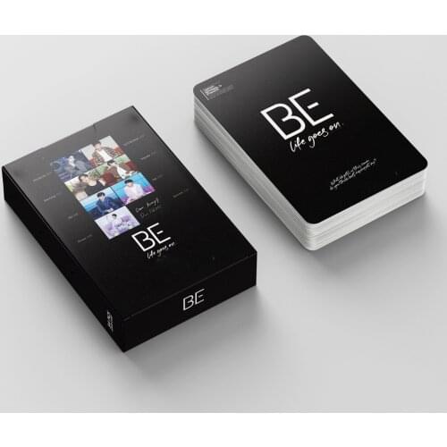 10Box/lot Kpop BE New Album Lomo Card Postcard Suga Jimin Jungkook Jin V Jhope RM Picture Little Cards Fans Gift Collection