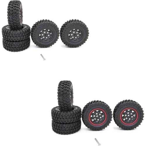 5Pcs Rubber Spare Tires Tyre Wheel Upgrade Accessories for XIAOMI XMYKC01CM JIMNY 1/16 RC Crawler Car Parts