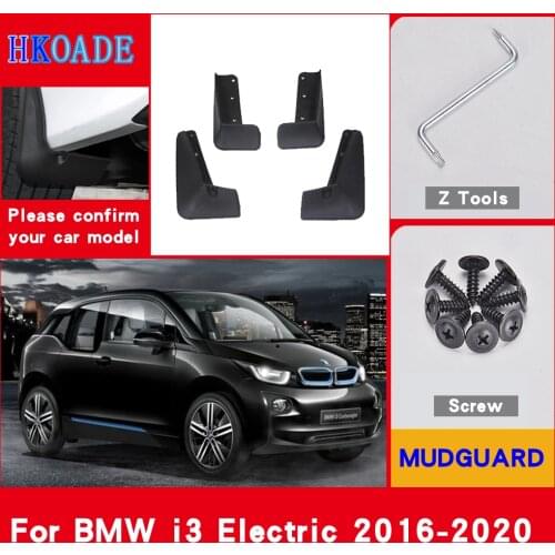 Car Fender Mud Flaps For BMW i3 Electric 2016 2017 2018 2019 2020 Mudguards Splash Guards Fender Mudflaps Car Fender Accessories