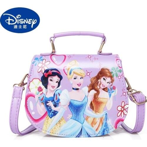 Disney princess children shoulder bag cute cartoon diagonal bag princess fashion backpack girl messenger bag princess handbag