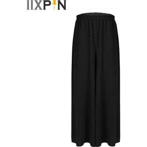 Kids Ballet Dance Costumes Toddler girl pants Loose Wide Leg Palazzo Pants for Celebration of Spirit Praise Dance Costumes Kids