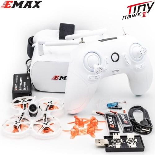 Emax Tinyhawk S II FPV Racing Drone With F4 FC,16000KV Motor,Support 1-2S Lipo Battery 5.8G FPV Glasses New Year Gift