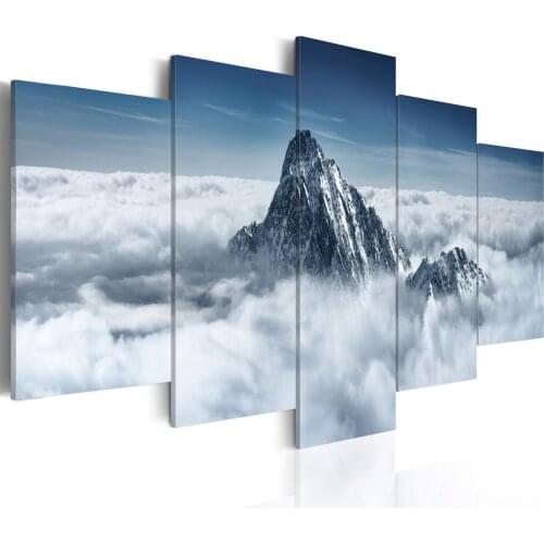Picture-mountain top above the clouds-200x100 cm