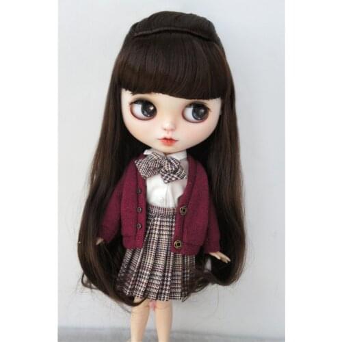 JD096 1/4 1/3 Long Wavy Pony Syntheic Mohair Doll Wig For Size 7-8inch 8-9inch 9-10inch Doll Fashion Doll Hair Doll Accessories