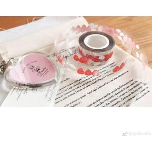 1 Loop Berries Throw White Valentines Garden Summer Apple Dad Masking Tape