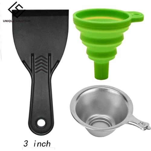 Metal UV Resin Filter Cup+Silicon Funnel+SLA Resin Special tool shovel for ANYCUBIC Photon dlp parts 3D Printer Accessories