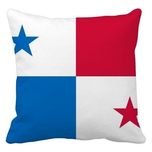 Panama National Flag North America Country Throw Pillow Square Cover