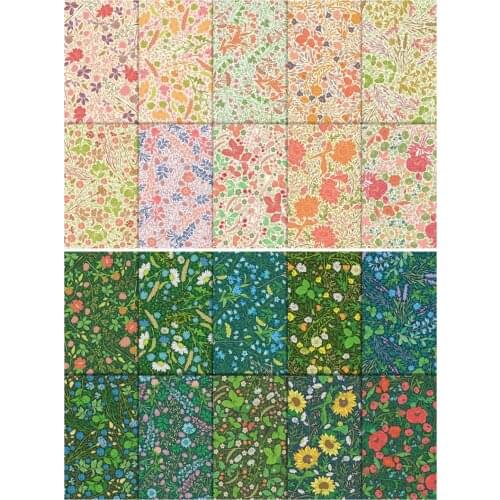 Digital Printed Plain Cotton Fabric By The Yard Scandinavian Style Fabrics For Patchwork Handmade DIY Clothing Dress Material