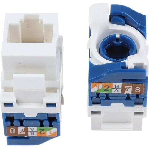 1Pc Cat6 Network Rotation Information Module RJ45 Computer Module For Network