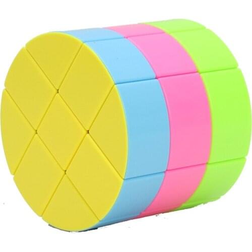 ZCUBE Cloud Series 3x3 Cylinder Magic Cube Speed Puzzle Toy Colorful For Children Kids Cubo