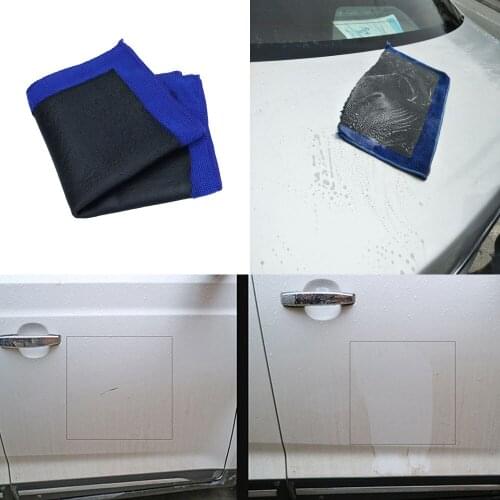 1pc Soft Cleaning Cloth For Car Body Double-sided Clay Towels Kitchen Dish Washing Towel Scouring Pad Household Cleaning Tools
