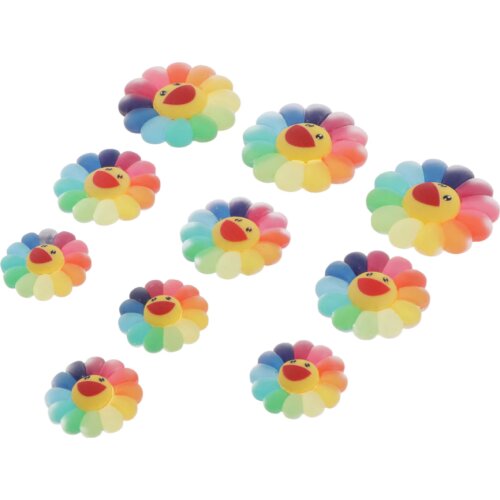 10x Colorful Decor Handcrafts Jewelry Decor DIY Pieces 2.1-3.5cm