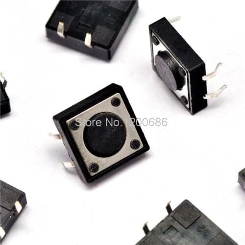 12 * 12 * 4.3MM touch switch Vertical 4 feet imported shrapnel micro switch