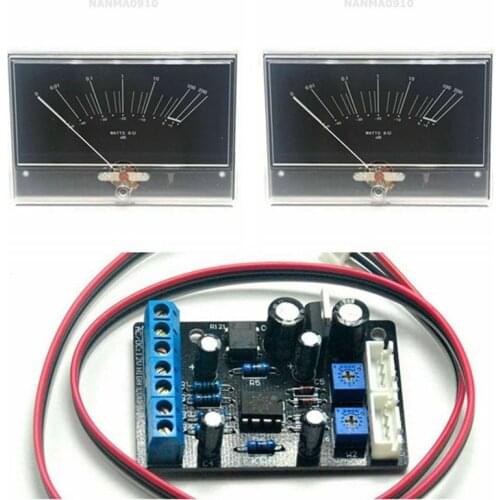 2x Onkyo M-5000R Power Amplifier VU Panel Meter w 1pc Power Supply Driver Board
