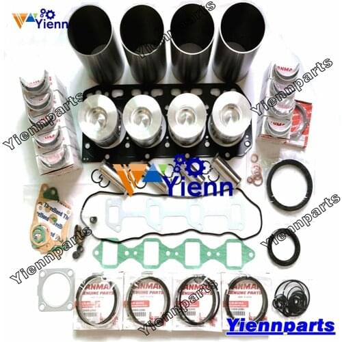 4TN84 Overhaul Full Gasket Kit For 729405-92630 And 129405-01330 Engine For Yanmar Tractor Excavator Diesel Engine