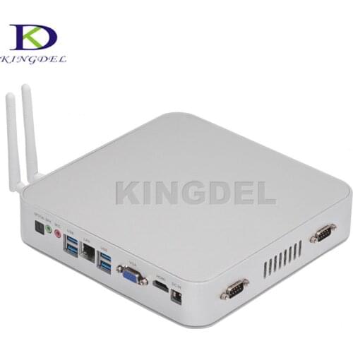 5th Gen intel Celeron N3150 Quad Core mini PC desktop HDMI USB 3.0 VGA OPT COM RS232 industrial PC computer