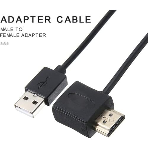 50CM Portable Durable USB 2.0 Male to Female Adapter Cable High Quality Metal Power Converter Cables Pohiks