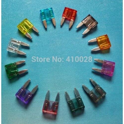 5000PCS 1A 2A 3A 5A 7.5A 10A 15A 20A 25A 30A 35A 40A Mini Assorted Car Blade Fuse Auto Truck SUV Fuses Free Shipping